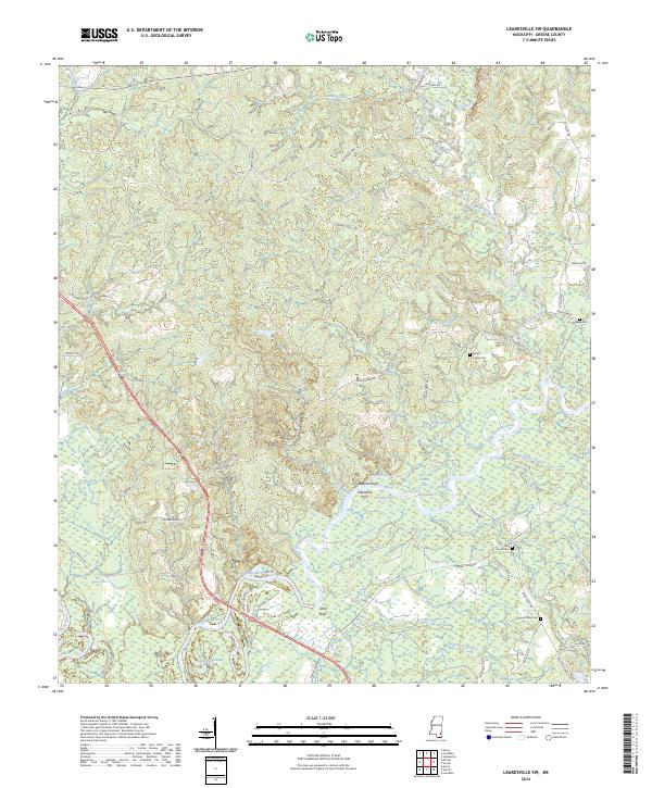 Leakesville SW, MS — USGS 7.5-minute topo (2024)