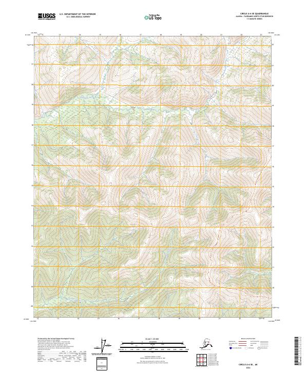 Circle A-6 SE, AK — USGS 7.5-minute topo (2024)