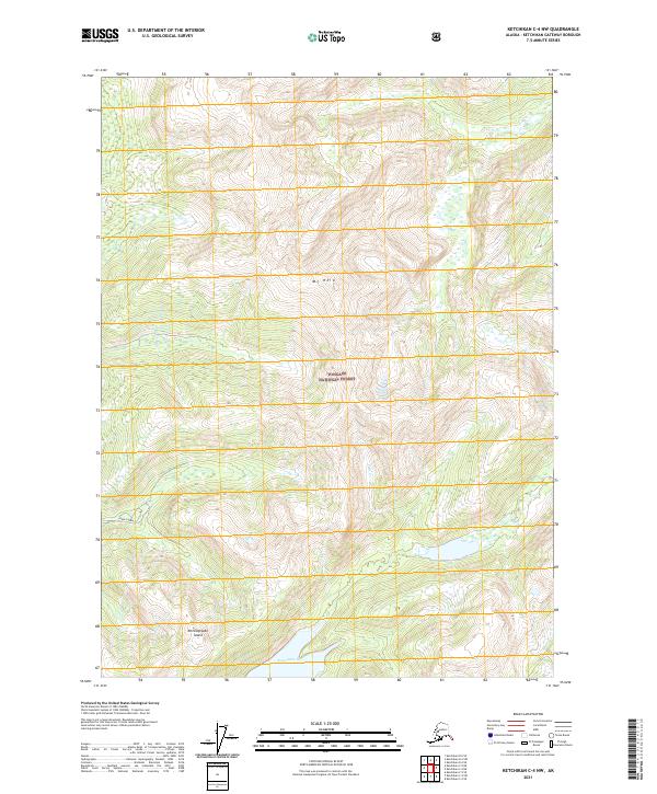 Ketchikan C-4 NW, AK — USGS 7.5-minute topo (2021)