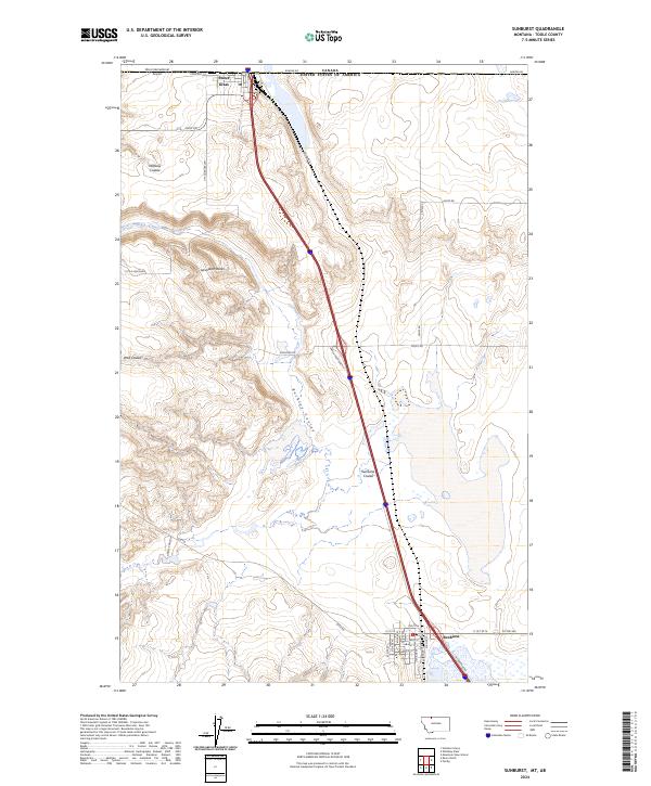 Sunburst, MT-AB — USGS 7.5-minute topo (2024)