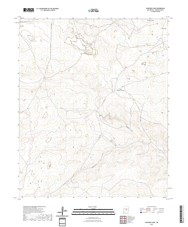 Hasperos Camp, NM — USGS 7.5-minute topo (2023)