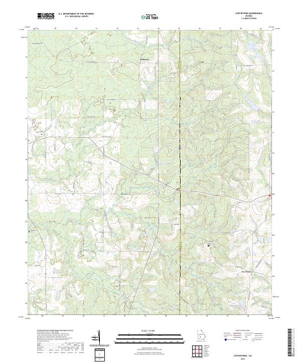 Cuffietown, GA — USGS 7.5-minute topo (2024)