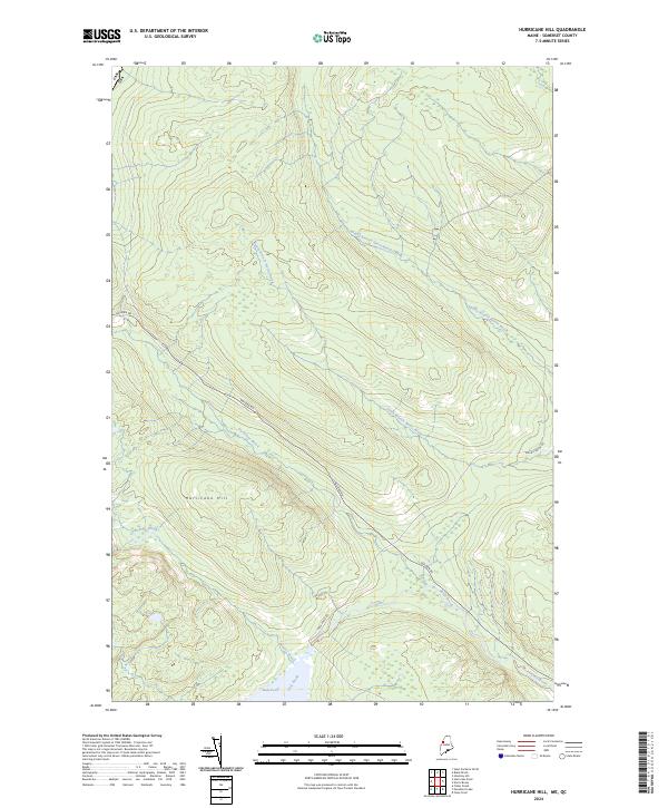 Hurricane Hill, ME-QC — USGS 7.5-minute topo (2024)