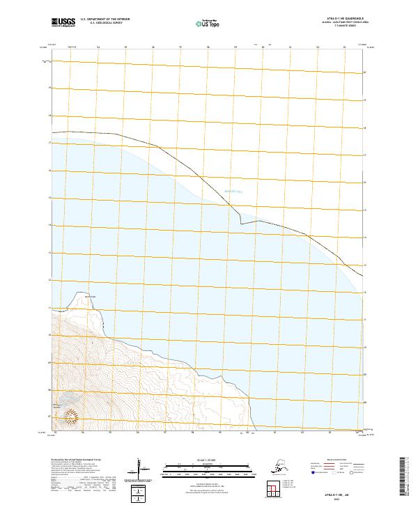 Atka D-1 NE, AK — USGS 7.5-minute topo (2021)