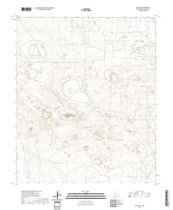 East Lake, NM — USGS 7.5-minute topo (2023)