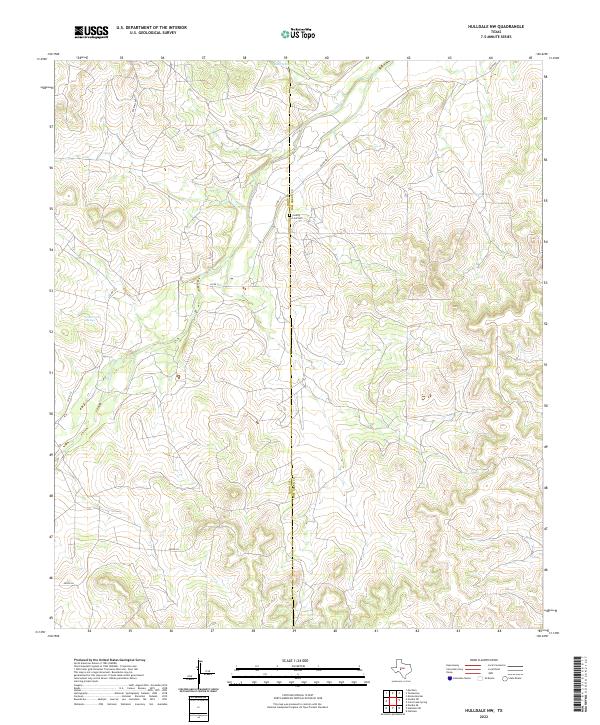 Hulldale NW, TX — USGS 7.5-minute topo (2022)