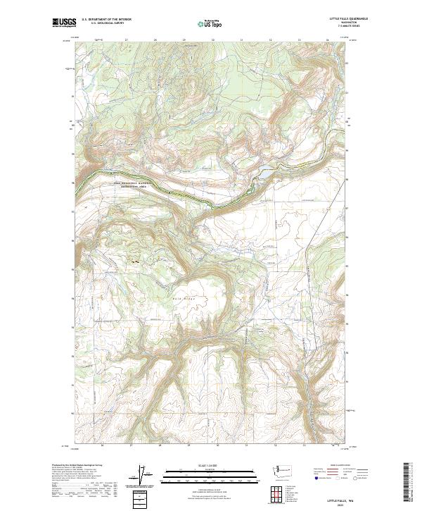 Little Falls, WA — USGS 7.5-minute topo (2023)