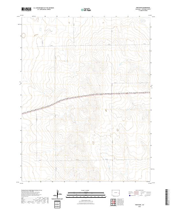 Firstview, CO — USGS 7.5-minute topo (2022)