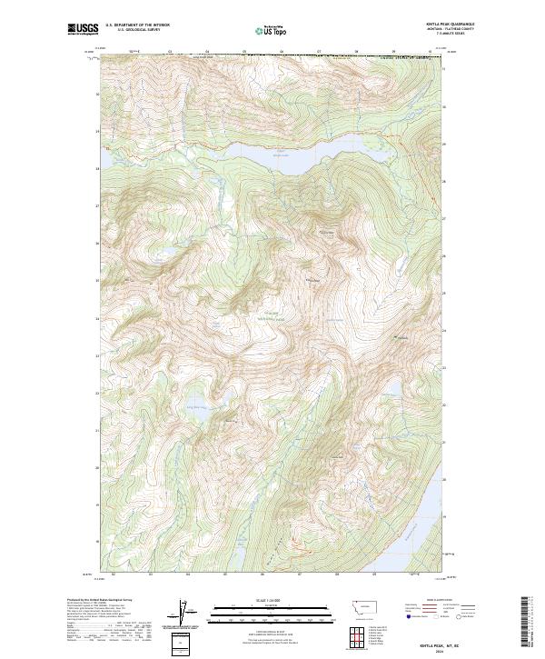Kintla Peak, MT-BC — USGS 7.5-minute topo (2024)