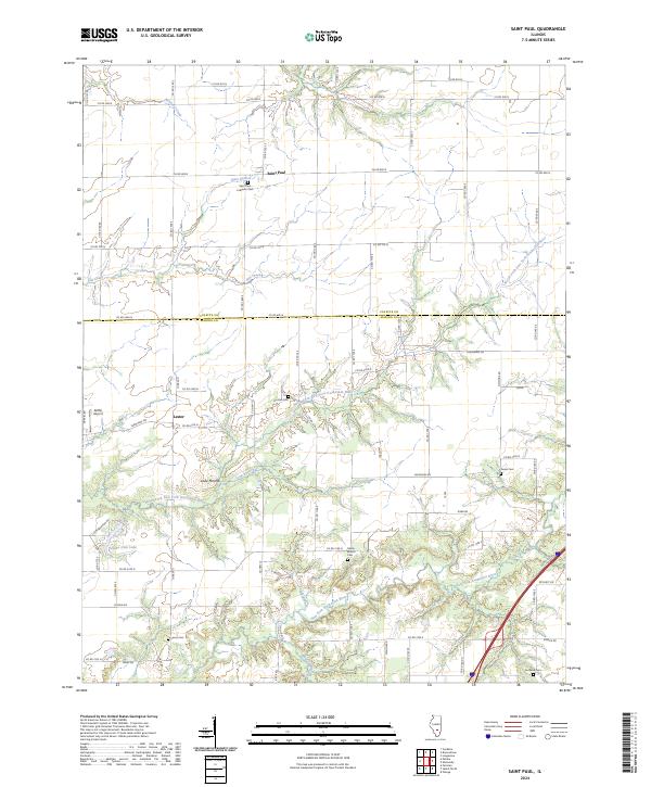 Saint Paul, IL — USGS 7.5-minute topo (2024)