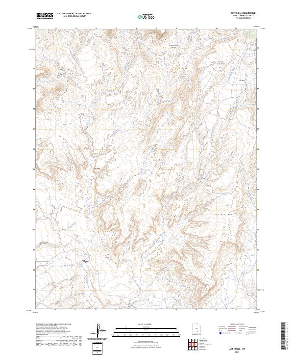 Ant Knoll, UT — USGS 7.5-minute topo (2023)