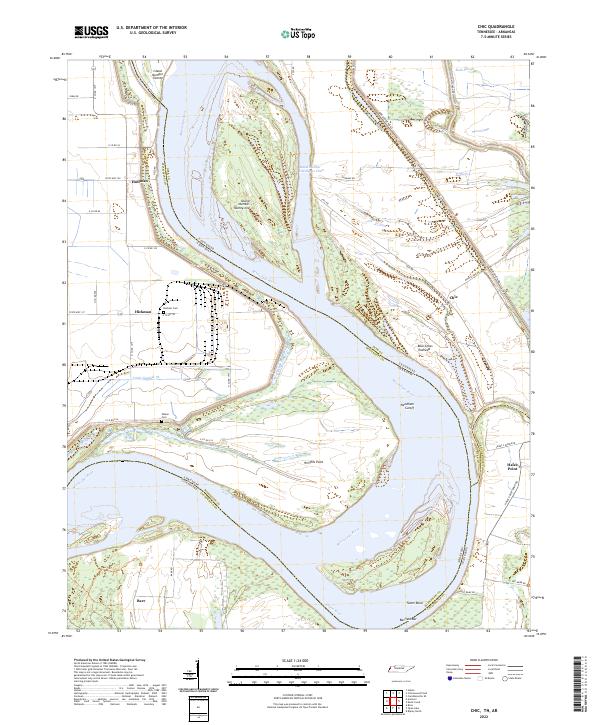 Chic, TN-AR — USGS 7.5-minute topo (2022)