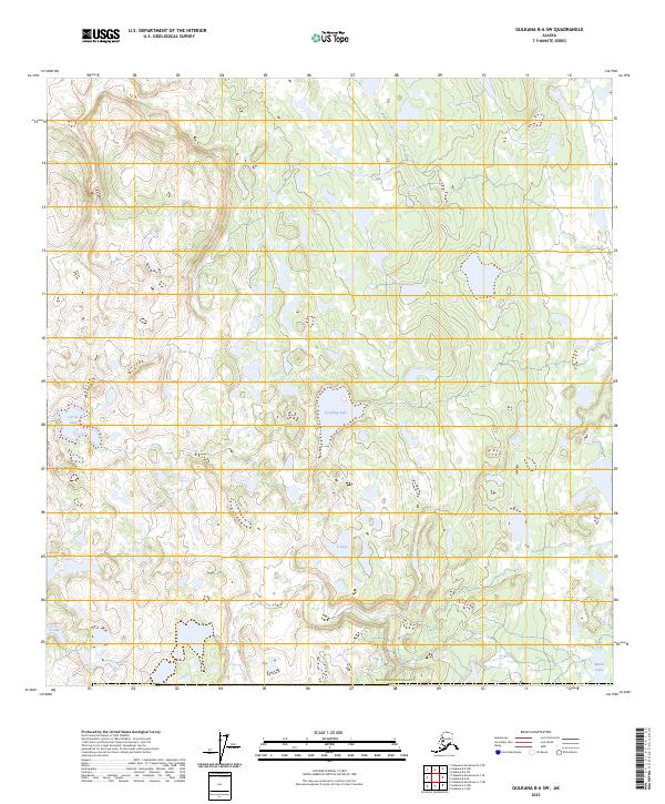 Gulkana B-6 SW, AK — USGS 7.5-minute topo (2023)