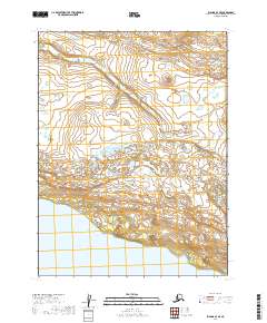 Iliamna A-7 SE, AK — USGS 7.5-minute topo (2019)