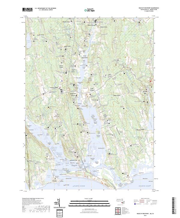 Head of Westport, MA-RI — USGS 7.5-minute topo (2024)