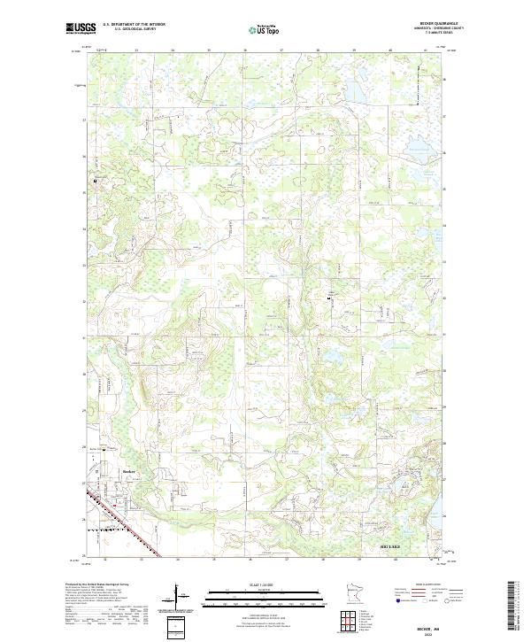 Becker, MN — USGS 7.5-minute topo (2022)