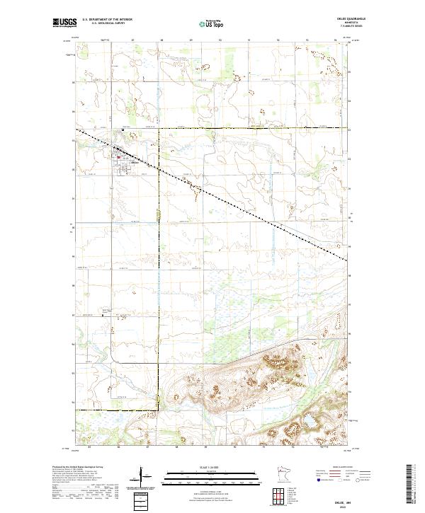 Oklee, MN — USGS 7.5-minute topo (2022)