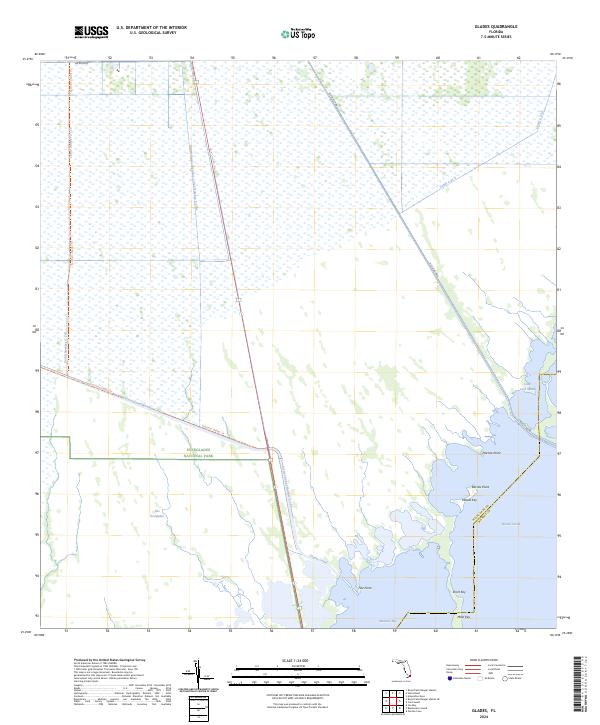 Glades, FL — USGS 7.5-minute topo (2024)