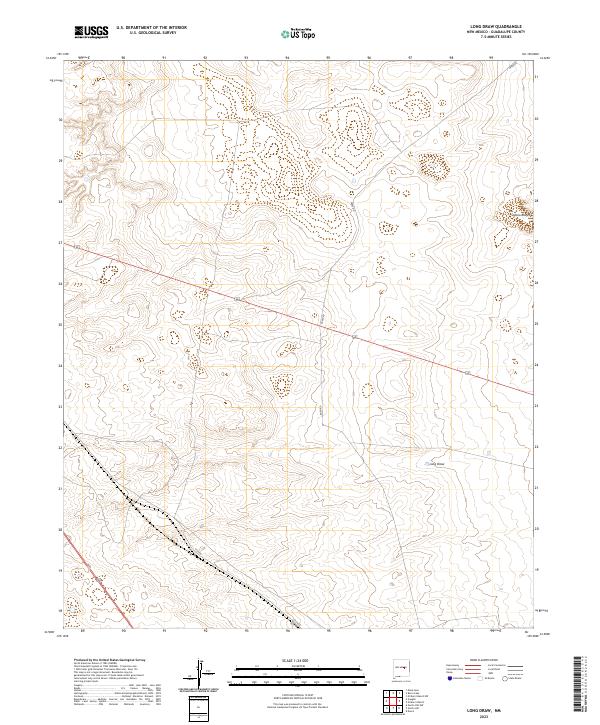 Long Draw, NM — USGS 7.5-minute topo (2023)