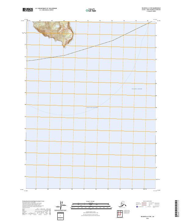 Seldovia A-4 SW, AK — USGS 7.5-minute topo (2024)