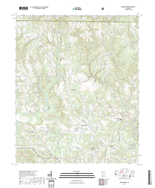 Manchester, AL — USGS 7.5-minute topo (2024)