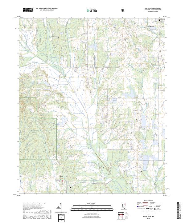 Buena Vista, MS — USGS 7.5-minute topo (2024)