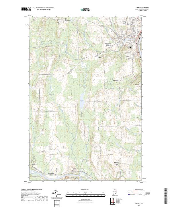 Caribou, ME — USGS 7.5-minute topo (2024)