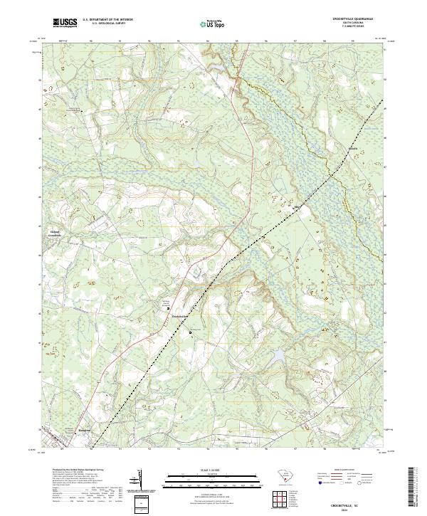 Crocketville, SC — USGS 7.5-minute topo (2024)
