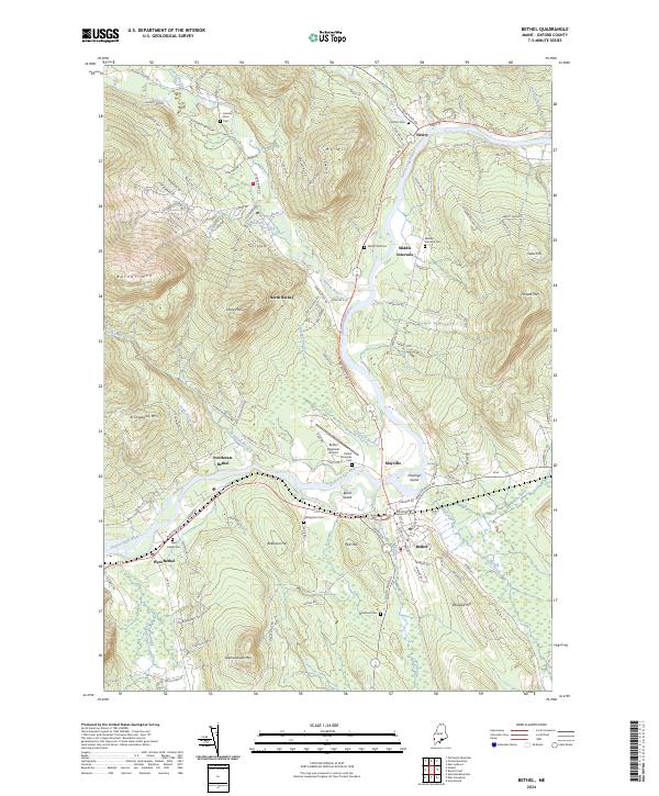 Bethel, ME — USGS 7.5-minute topo (2024)