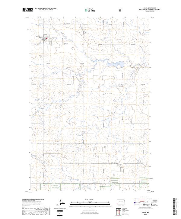 Golva, ND — USGS 7.5-minute topo (2024)