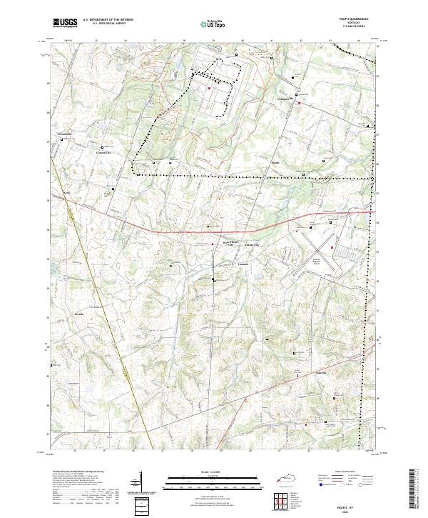 Heath, KY — USGS 7.5-minute topo (2022)