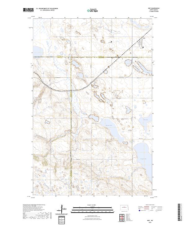 Kief, ND — USGS 7.5-minute topo (2024)