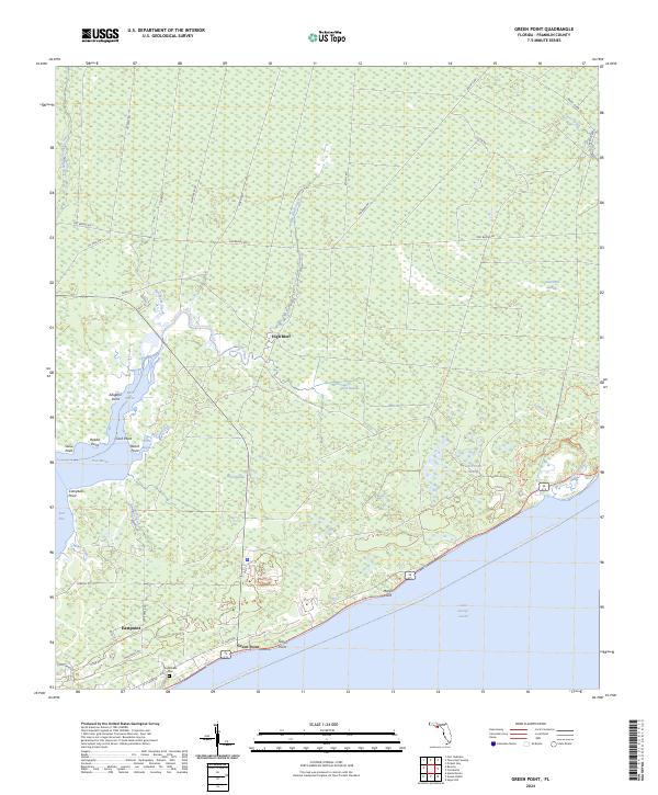 Green Point, FL — USGS 7.5-minute topo (2024)