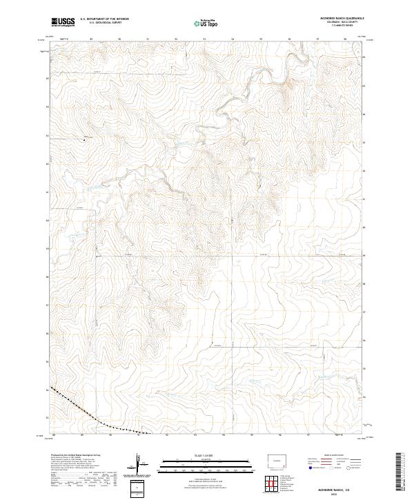 McEndree Ranch, CO — USGS 7.5-minute topo (2022)