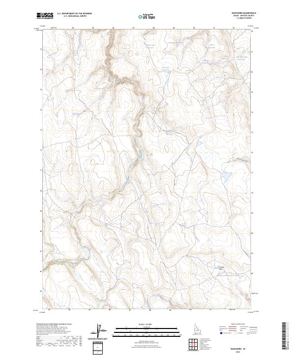 Buckhorn, ID — USGS 7.5-minute topo (2023)