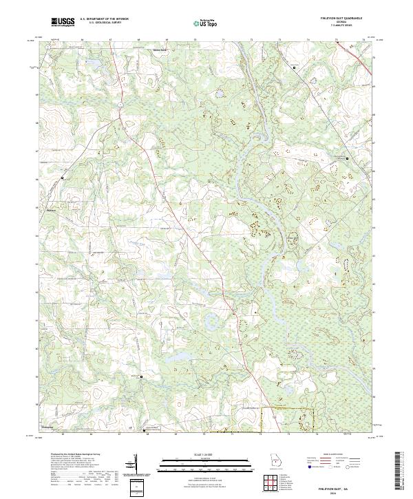 Finleyson East, GA — USGS 7.5-minute topo (2024)