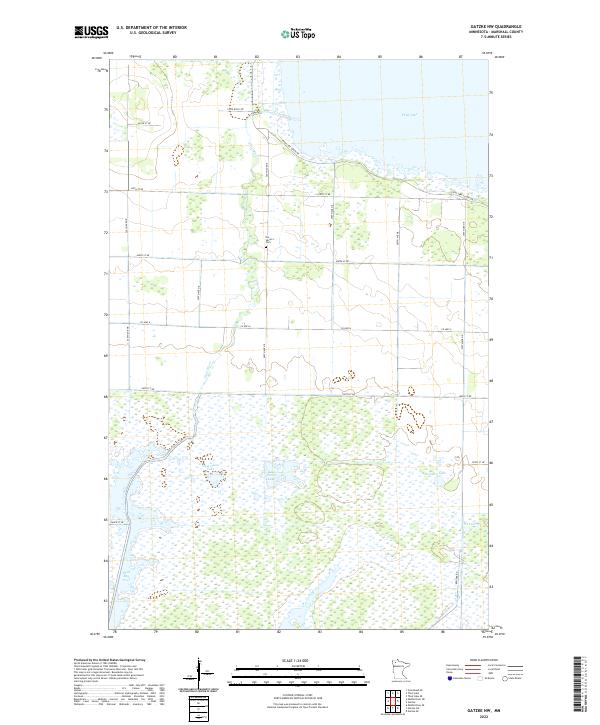 Gatzke NW, MN — USGS 7.5-minute topo (2022)