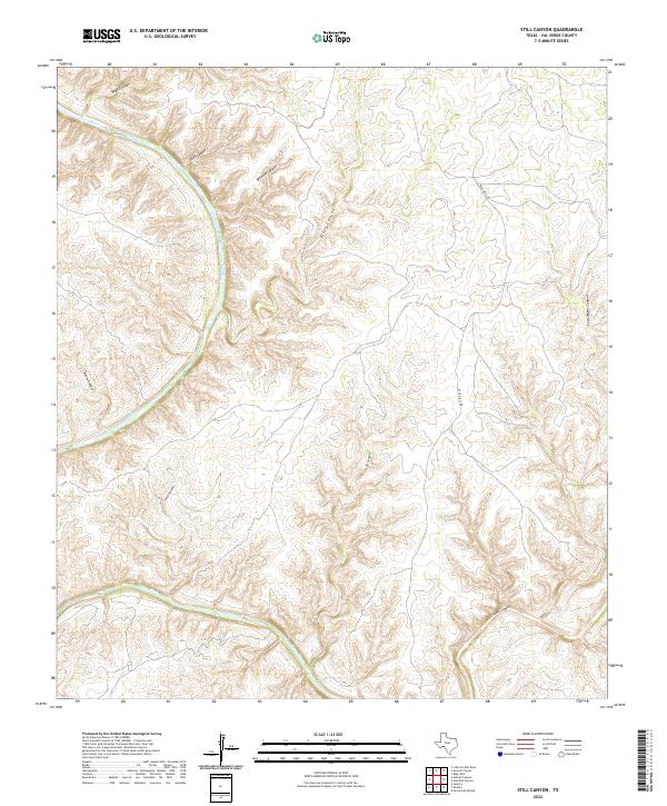 Still Canyon, TX — USGS 7.5-minute topo (2022)