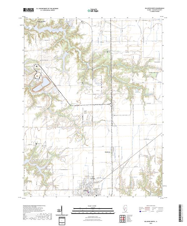 Gillespie North, IL — USGS 7.5-minute topo (2024)