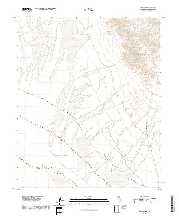 McCoy Spring, CA — USGS 7.5-minute topo (2021)