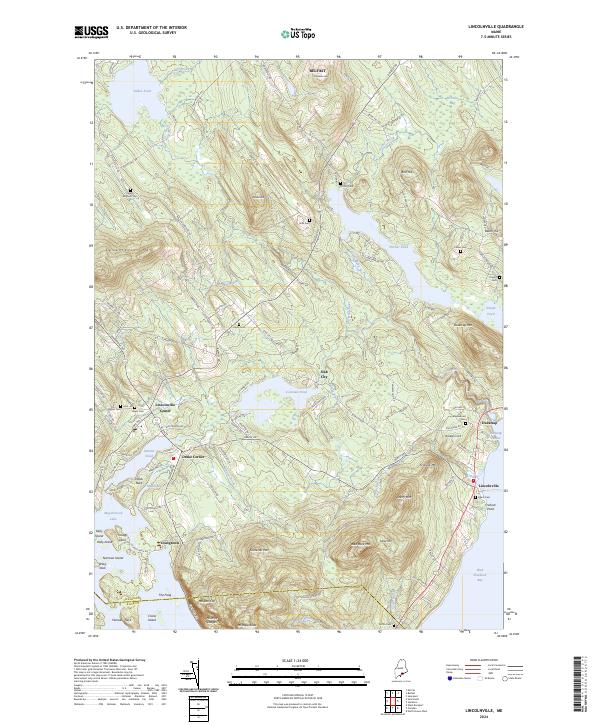 Lincolnville, ME — USGS 7.5-minute topo (2024)