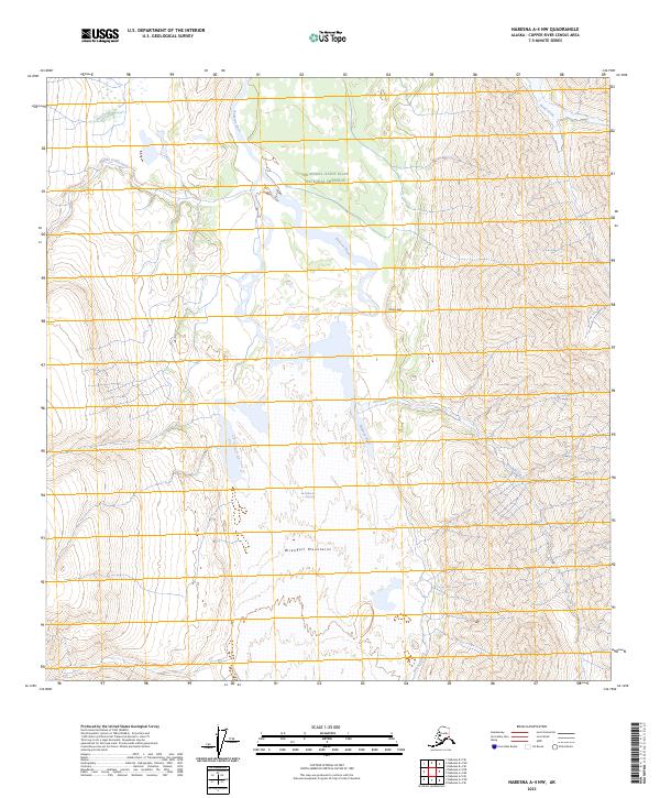 Nabesna A-4 NW, AK — USGS 7.5-minute topo (2023)