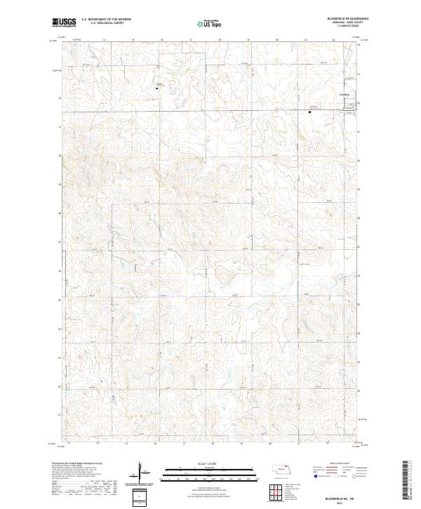 Bloomfield NE, NE — USGS 7.5-minute topo (2021)