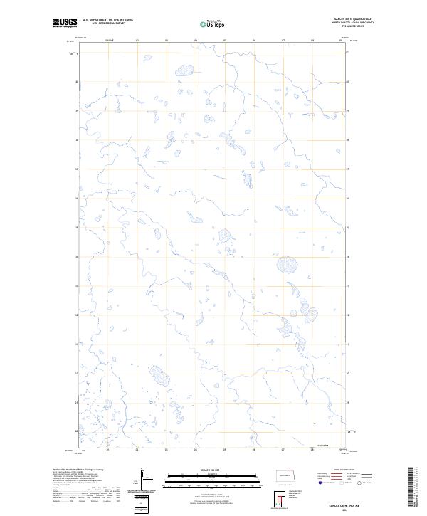 Sarles OE N, ND-MB — USGS 7.5-minute topo (2024)