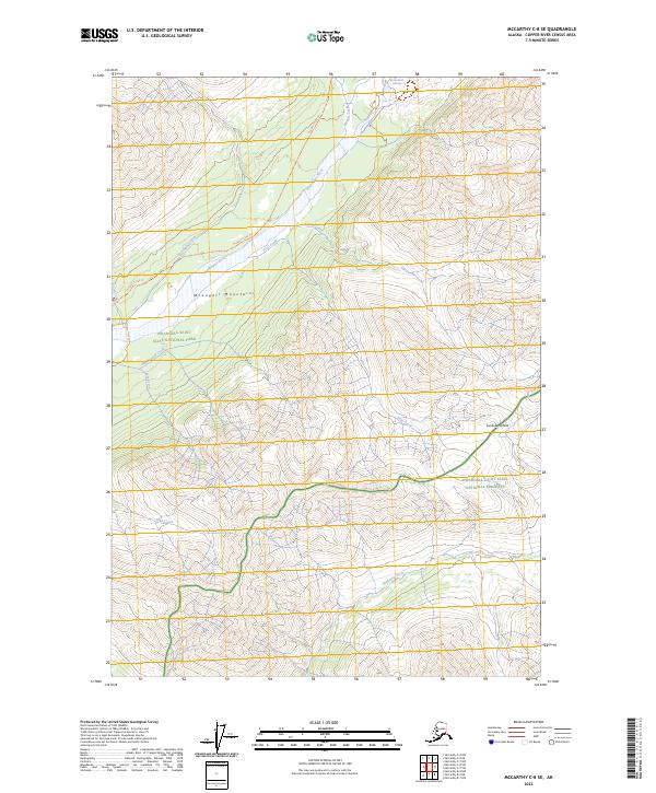 McCarthy C-8 SE, AK — USGS 7.5-minute topo (2023)