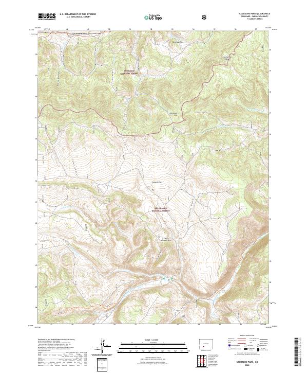 Saguache Park, CO — USGS 7.5-minute topo (2022)