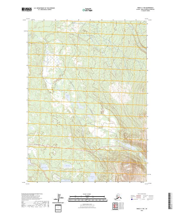 Kenai C-1 SW, AK — USGS 7.5-minute topo (2024)