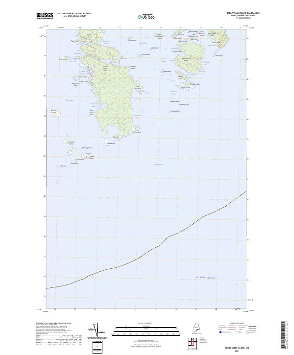 Great Wass Island, ME — USGS 7.5-minute topo (2024)
