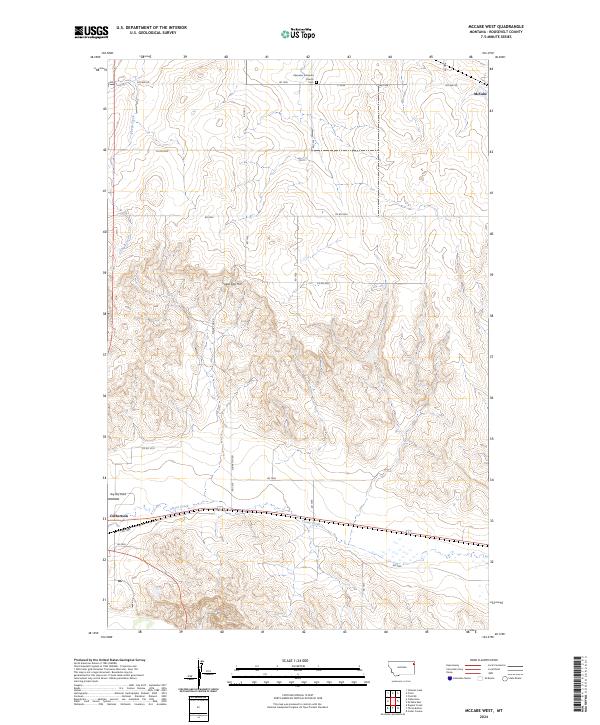 McCabe West, MT — USGS 7.5-minute topo (2024)