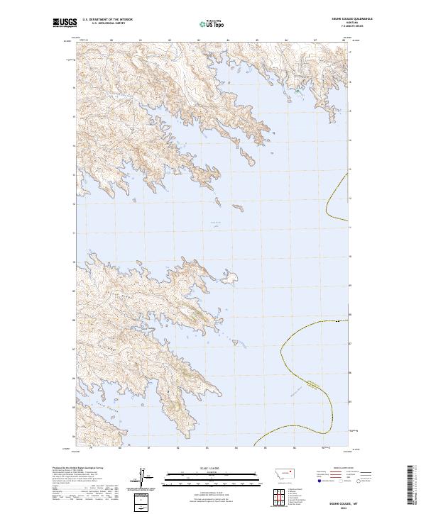 Skunk Coulee, MT — USGS 7.5-minute topo (2024)